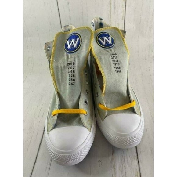 Converse Warriors Golden State Chucks CTAS Hi Top - Picture 2 of 6